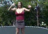 Trampoline springen